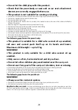 Предварительный просмотр 28 страницы Kinderkraft NEA User Manual