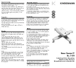 Kindermann 7419 Quick Start Manual предпросмотр