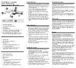 Предварительный просмотр 2 страницы Kindermann 7419 Quick Start Manual