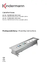 Kindermann CablePort frame Mounting Instructions preview