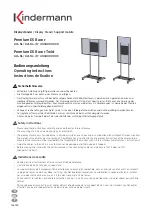 Preview for 1 page of Kindermann Premium DS Racer Operating Instructions Manual