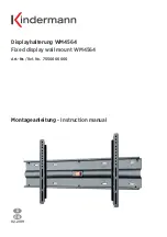 Preview for 1 page of Kindermann WM4564 Instruction Manual