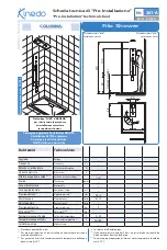 Preview for 1 page of Kinedo 361-A Pre-Installation