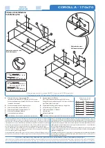 Preview for 2 page of Kinedo COROLLA-170x70 Technical Sheet