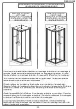 Preview for 11 page of Kinedo DES1106F Installation Instructions Manual