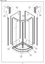 Предварительный просмотр 2 страницы Kinedo EDEN 2 80R Installation Instructions Manual