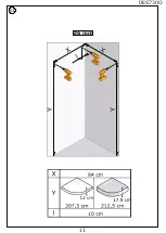 Preview for 11 page of Kinedo Horizon R90 CA118A12 Installation Instructions Manual