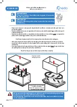 Preview for 4 page of Kinedo ICONIK 02 Installation, Use And Maintenance Instructions