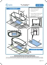 Preview for 5 page of Kinedo ICONIK 02 Installation, Use And Maintenance Instructions