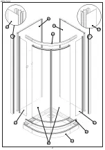 Preview for 2 page of Kinedo Kineprime Glass R80 CA761MTN Installation Instructions Manual