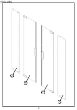 Preview for 2 page of Kinedo Kinequartz brackets P PA8070C2CED Installation Instructions Manual