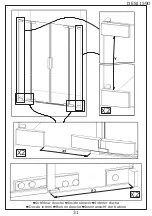 Preview for 31 page of Kinedo Kinequartz brackets P PA8070C2CED Installation Instructions Manual