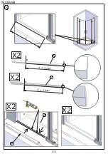 Предварительный просмотр 22 страницы Kinedo KINESPACE R Installation Instructions Manual