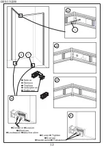 Preview for 12 page of Kinedo Smart Design PA90160BBVED Installation Instructions Manual