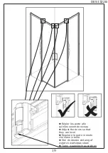 Preview for 19 page of Kinedo Smart Design PA90160BBVED Installation Instructions Manual