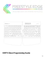 Предварительный просмотр 1 страницы Kinesis Gaming KB975 Series Programming Manual