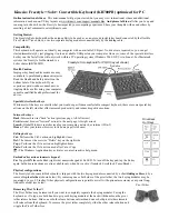 Preview for 1 page of Kinesis Freestyle Solo Quick Manual