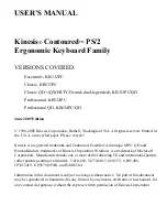 Preview for 3 page of Kinesis KB132PC User Manual