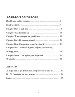 Preview for 5 page of Kinesis KB132PC User Manual