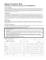 Kinesis KB800PB-BT Manual preview