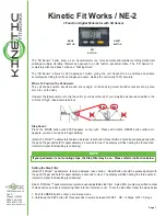 Kinetic FitWorks NE-2 Manual preview