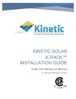 kinetic K-RACK Installation Manual preview