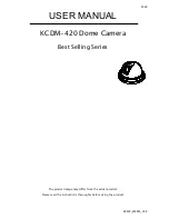 Preview for 1 page of kinetic KCDM-420 User Manual