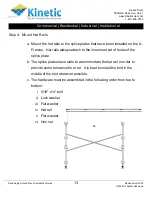 Предварительный просмотр 13 страницы kinetic KLGM Installation Manual