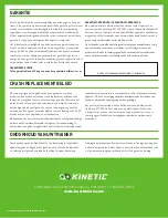 Preview for 36 page of kinetic T-6100 Manual