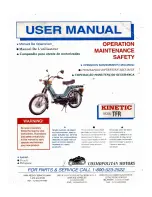 kinetic TFR User Manual preview