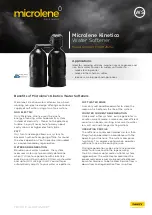 Kinetico Microlene MACH2025s Quick Stark Manual preview