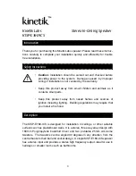 Предварительный просмотр 3 страницы Kinetik KISP-E160-ICS Instruction Manual