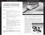 Kinetronics SV-4400U Instruction Sheet preview