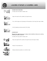 Preview for 7 page of King Canada 8101S Instruction Manual