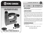 Предварительный просмотр 1 страницы King Canada 8150CT Instruction Manual