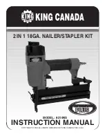 King Canada 8210NS Instruction Manual preview