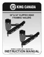 Preview for 1 page of King Canada 8228N Instruction Manual