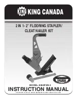 Предварительный просмотр 1 страницы King Canada 8260FSN-2 Instruction Manual