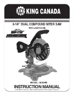 Предварительный просмотр 1 страницы King Canada 8320MS Instruction Manual