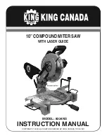 Предварительный просмотр 1 страницы King Canada 8324NS Instruction Manual