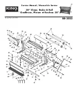 Preview for 1 page of King Canada BB-3022 Service Manual & Parts List