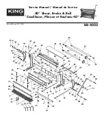 King Canada BB-4022 Service Manual & Parts List preview