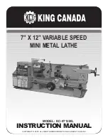 King Canada KC-0712ML Instruction Manual preview