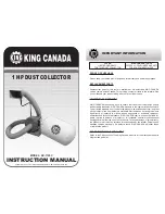 Preview for 1 page of King Canada KC-1105C Instruction Manual