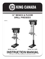 Предварительный просмотр 1 страницы King Canada KC-116FN Instruction Manual