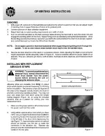 Preview for 14 page of King Canada KC-1632DS Instruction Manual