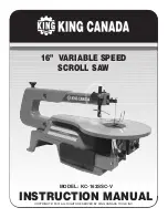 Preview for 1 page of King Canada KC-163SSC-V Instruction Manual