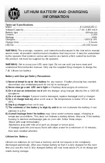 Preview for 5 page of King Canada KC-2202LED-C Instruction Manual