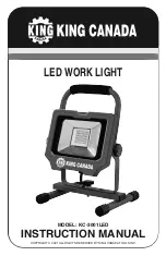 King Canada KC-3001LED Instruction Manual preview