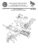 Preview for 1 page of King Canada KC-3010 Service Manual & Parts List